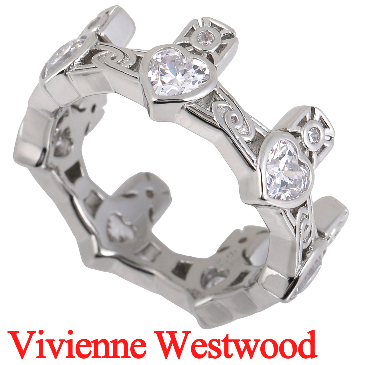  ヴィヴィアンウエストウッド リング 指輪 オーブ Vivienne Westwood レディース オーブ ハート 王冠 レナッタリング 6402001P-01P102 【2026年春夏新作】 【ラッピング無料 誕生日 お祝い プレゼント ギフト 贈り物】