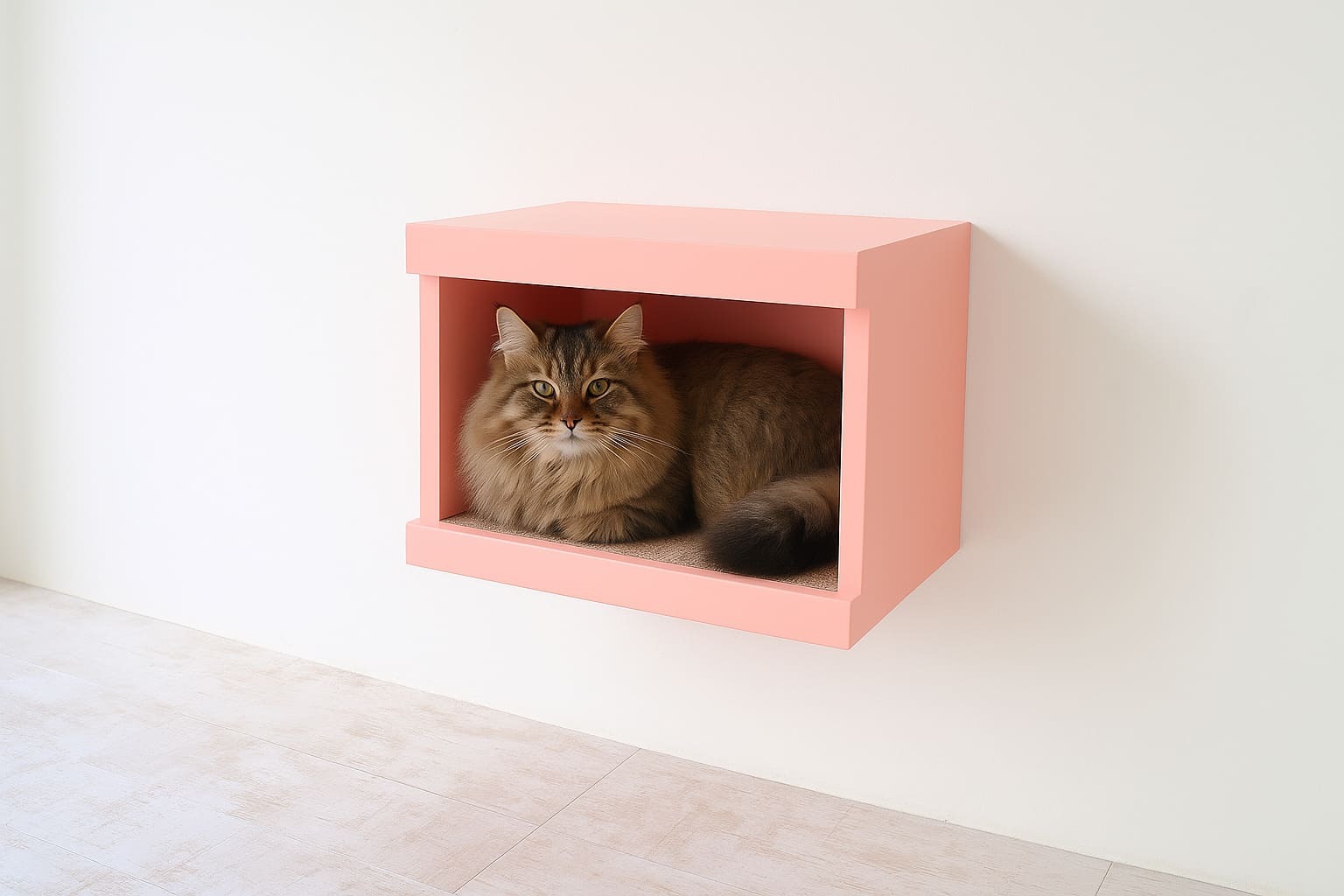 キャットハウス 壁掛け 幅53cm 猫家具 日本製 完成品 arneco Board House aino 猫用爪とぎ 爪研ぎ キャットステップ 猫用家具 多頭飼い 運動不足対策 木製 ペット家具 猫用品 省スペース リビング インテリア おしゃれ 北欧