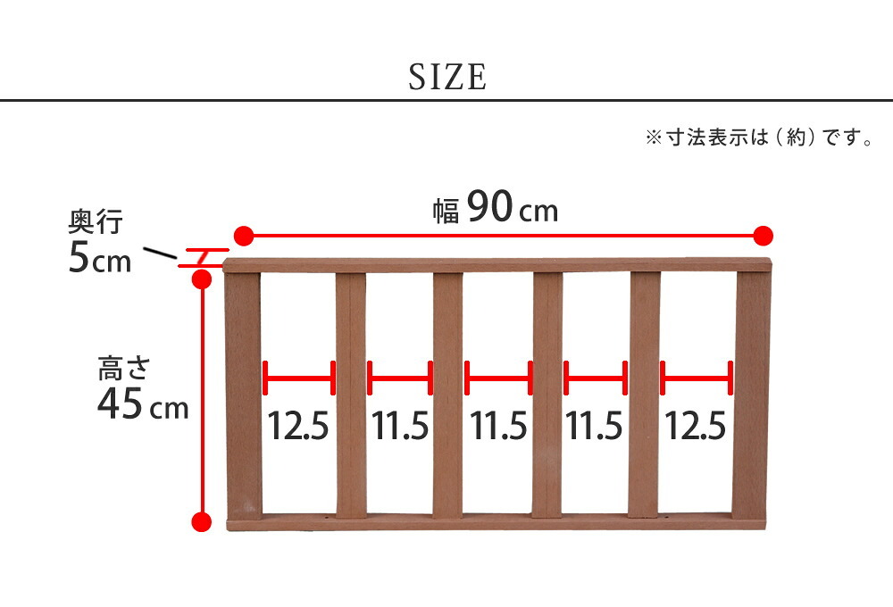 フェンス 人工木ウッドデッキ ecofeel エコフィール ストレートフェンス PWDE-ST 樹脂製 縁台 縁側 DIY キット ウッドテラス セット ウッドパネル 腐らない 屋外 新築 外構 ベランダ 本格的 おしゃれ 完成品 ライトブラウン