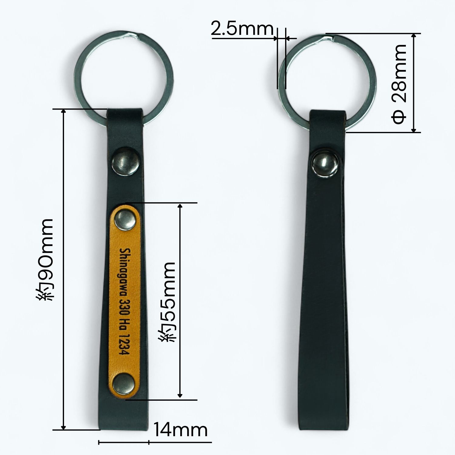 名入れキーホルダー ストラップ 本革 ギフト 記念 彫刻可能 ナンバープレート 名入れ プレゼント 記念品 父の日 母の日 卒業祝い 入学祝い 就職祝い メンズ レディース 日本製 | NONINA 名入れ 父の日 母の日 敬老の日 お誕生日祝い 還暦祝い お祝い ギフト クリスマスプレゼント バレンタイン 贈り物 愛車キーケース 愛車キーホルダー【送料無料】