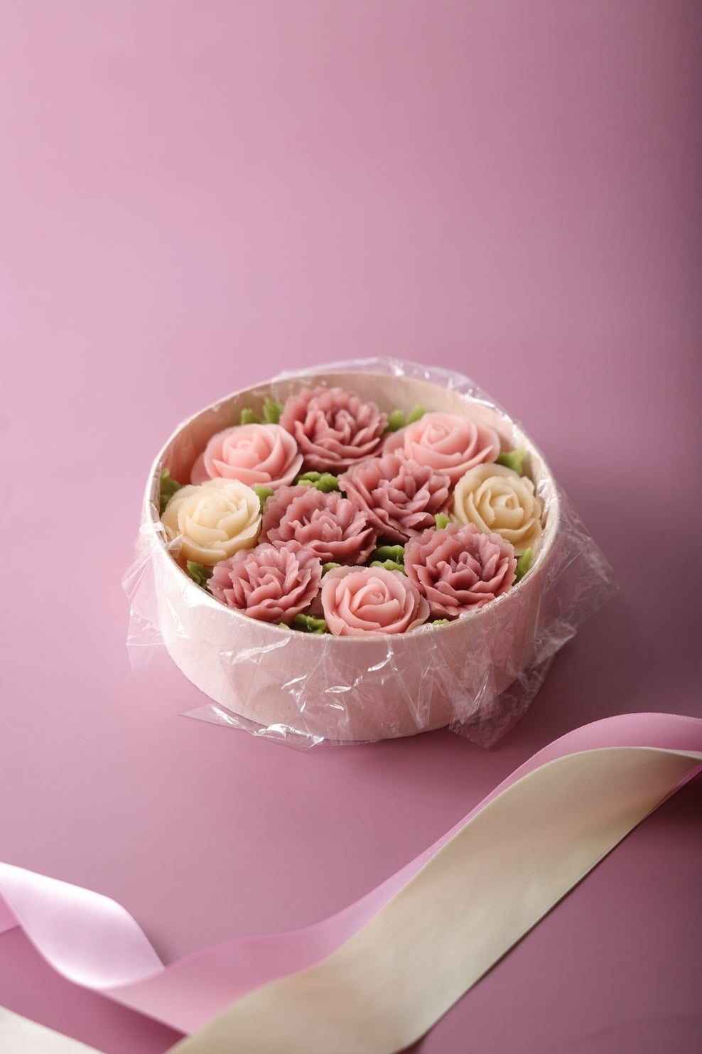 敬老の日に食べやすいミニサイズ「フラワーおはぎ敬老の日ミニボックス」抹茶餡 敬老の日2026