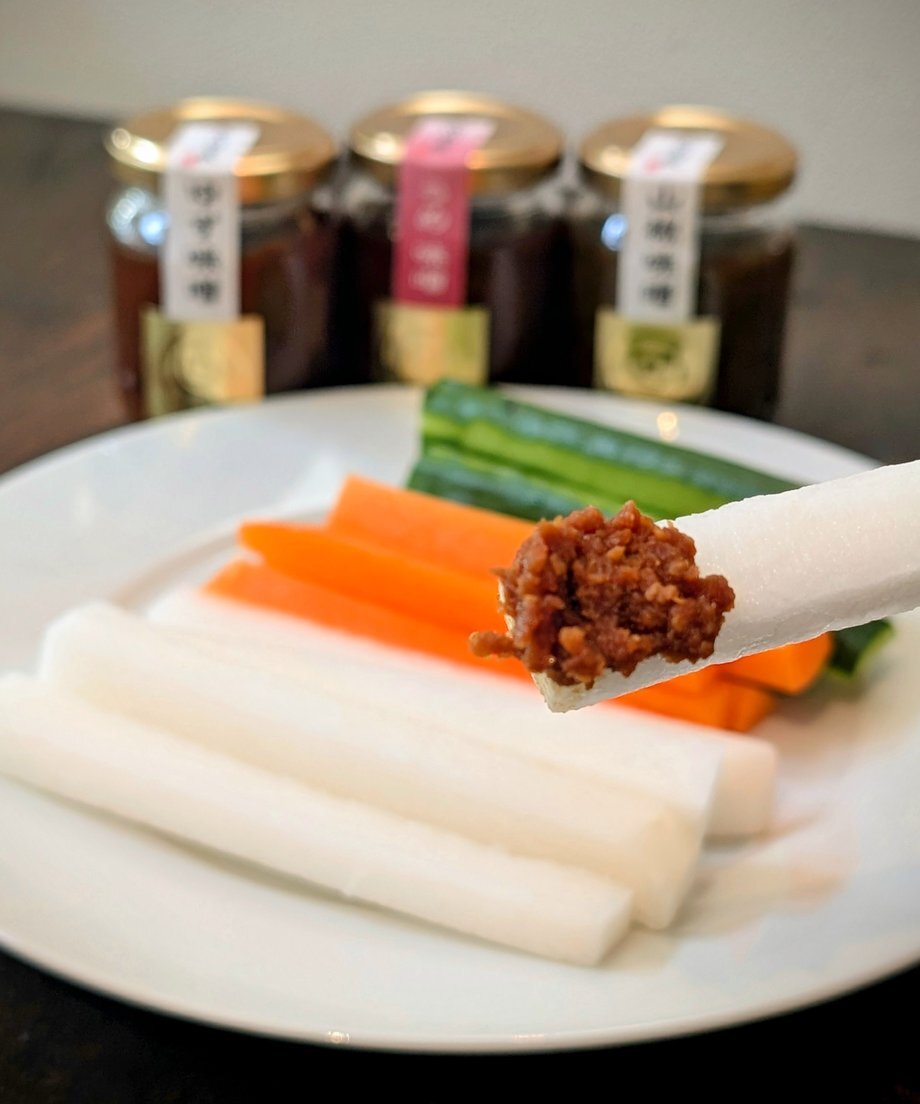 丹波味噌三種セット(山椒・梅・柚子) 100g×3個 みそ 田舎味噌 詰め合わせ ギフト プレゼント