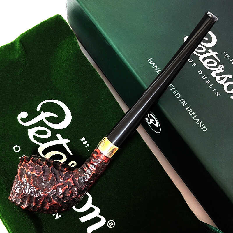 パイプ 喫煙具 ピーターソン ジュニア ベルジック フィッシュテール ラスティック パイプ本体 PETERSON ブラウン ブラック 高級 かっこいい おしゃれ メンズ プレゼント ギフト