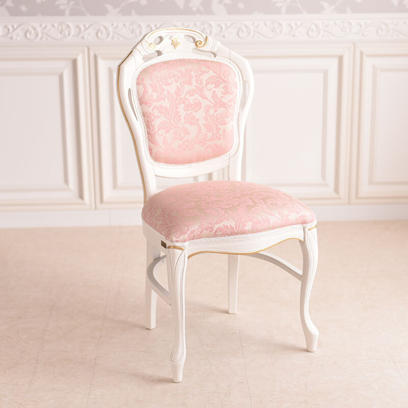 テーブル 6人用 幅160cm ダイニングテーブル 楕円形 チェア ROCOCO ダイニングセット 7点セット 160cm 楕円 ガラス付 イタリア製チェア ロココ調 姫系 猫脚 アンティーク調 ヨーロピ 新生活