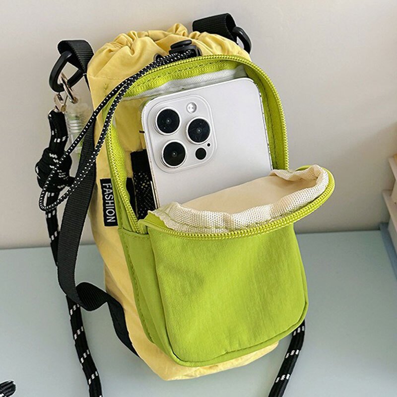 スマホポーチ スマホショルダー ペットボトルホルダー ショルダー ペットボトルカバー 水筒カバー ボトルカバー ボトルホルダー 水筒 肩掛け 軽量 ドリンク ショルダー 散歩 春 夏 秋 冬 アウトドア ギフト カラフル  ウォーキング