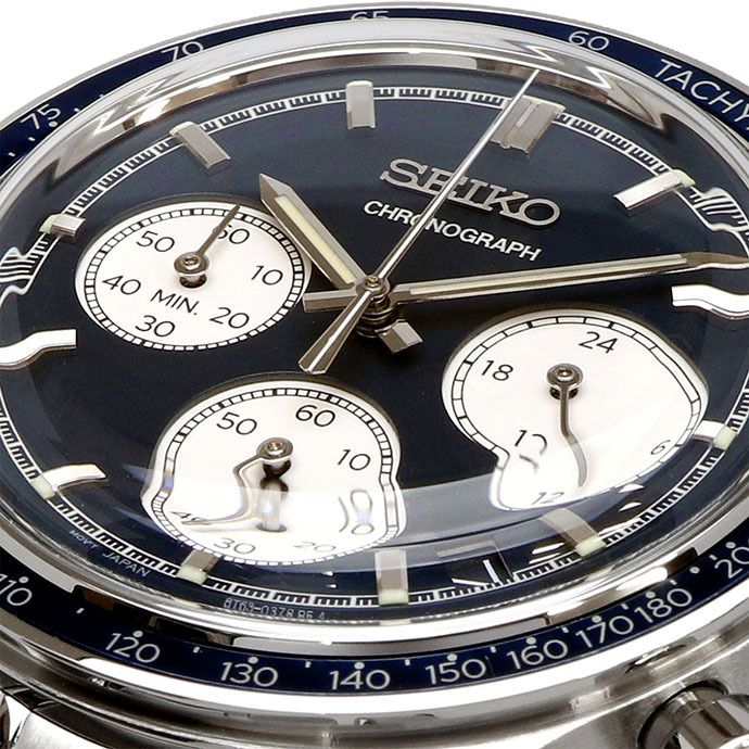 SEIKO 腕時計 セイコー 時計 ウォッチ クロノグラフ タキメーター 50M防水 ビジネス カジュアル メンズ SSB477P1 海外モデル [並行輸入品]