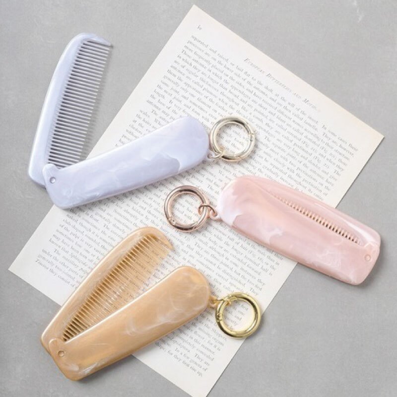 新作入荷 ヘアコーム ヘアブラシ ブラシ 折りたたみ コーム 櫛 クシ 静電気除去グッズ 静電気 帯電 静電気グッズ 髪 髪型 広がり 折りたためる コンパクト 薄い 美髪コーム メンズ レディース 美容 ヘアケア さらさら マッサージ 男性 女性 贈り物 お配りギフト