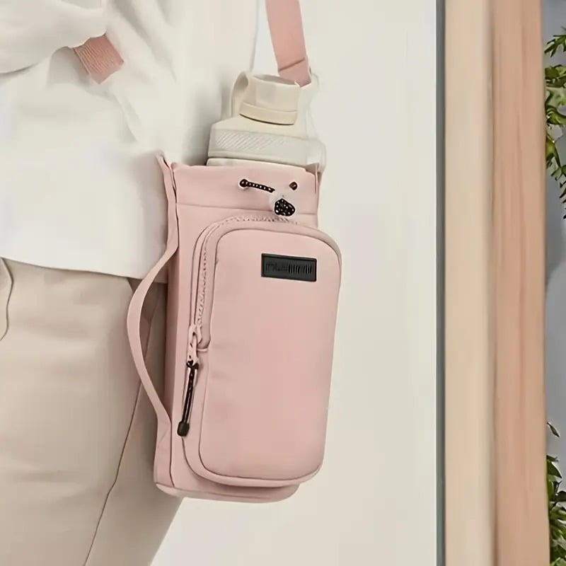 ペットボトルカバー 水筒カバー ボトルカバー スマホショルダー ボトルカバー ボトルホルダー ペットボトルホルダー ショルダー ペットボトルケース 肩掛け 斜めがけ 軽量 ドリンク ショルダー 散歩 春 夏 秋 冬 アウトドア