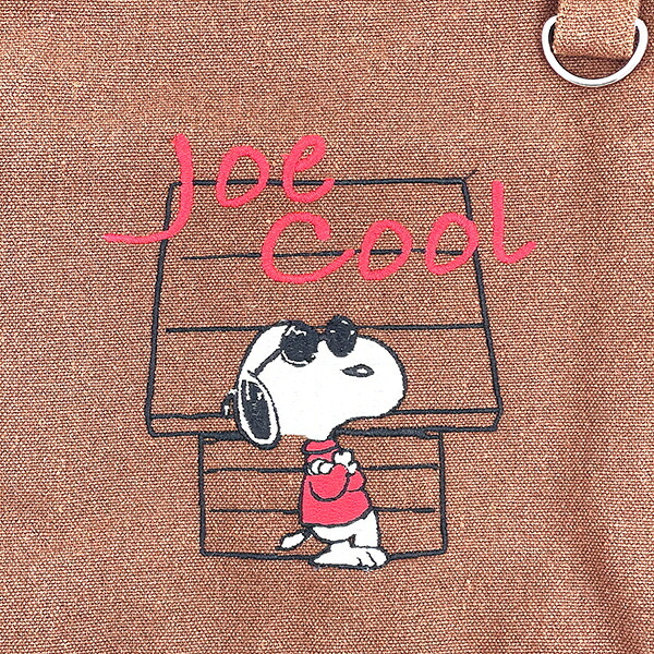 スヌーピー スクエアトートバッグ (ブラウン)  ルートート ROOTOTE SNOOPY