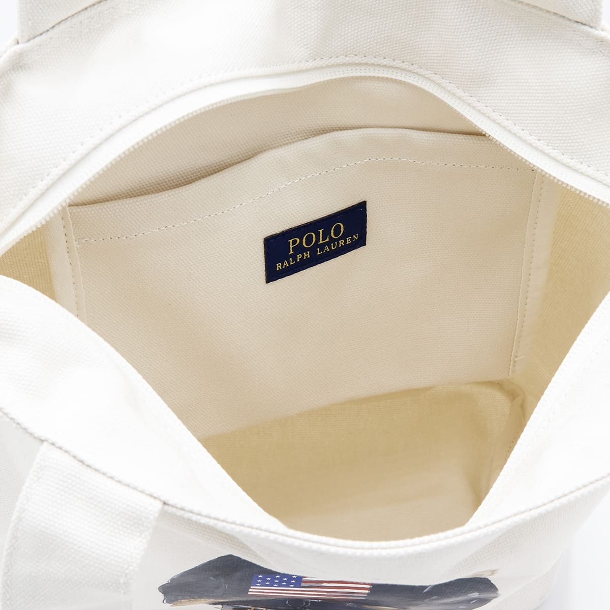 選べる3デザイン ポロ ラルフローレン トートバッグ POLO RALPH LAUREN ポロベア 9AR021 POLO BEAR TOTE キャンバス A4対応 ファスナー メンズ レディース ユニセックス コットン ベア くま 通勤 通学