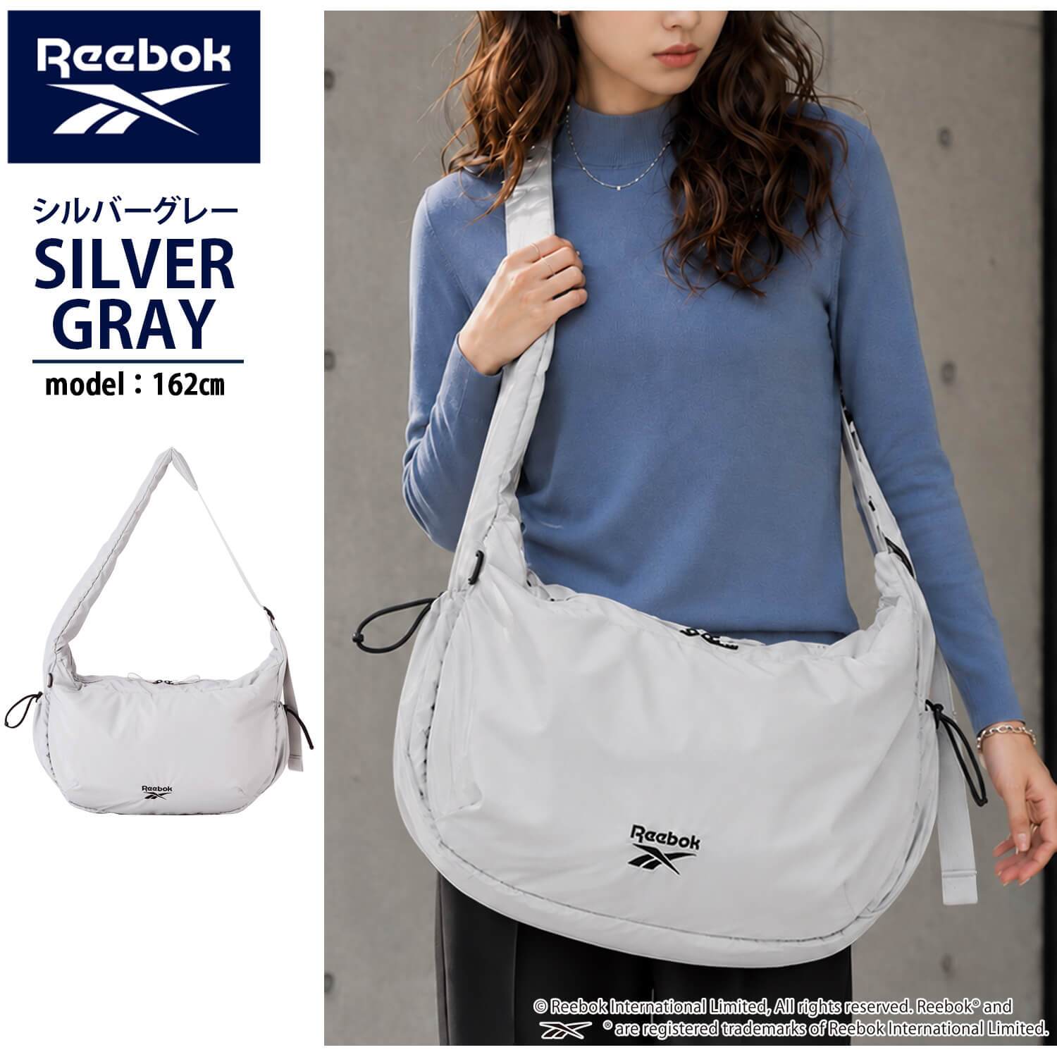 Reebok リーボック ワンショルダーバッグ レディース メンズ 軽量 大容量 約17L 通学 通勤 旅行 メッセンジャーバッグ ワンポイントロゴ ブランド 肩掛け 斜め掛け おしゃれ スポーティー シンプル 男女兼用 ユニセックス 黒 2026