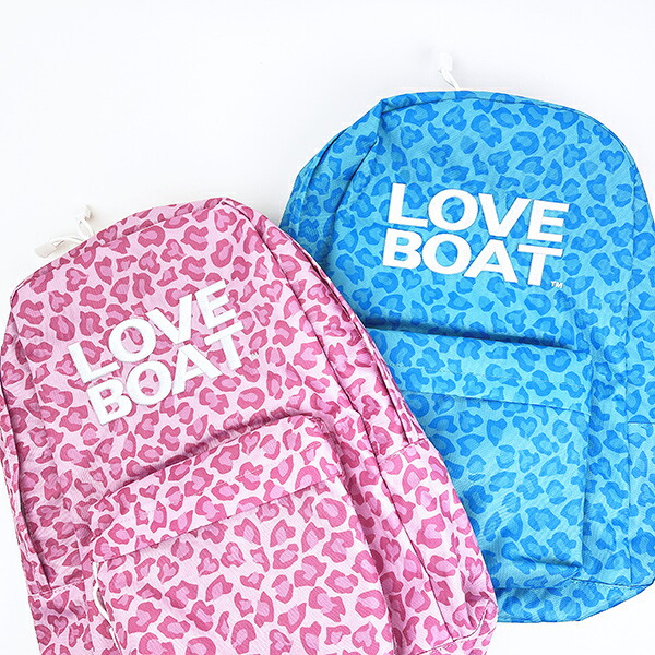 LOVEBOAT(ラブボート) レオパード リュック ブルー バッグ 送料込み