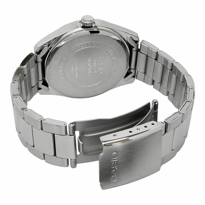CASIO 腕時計 カシオ 時計 ウォッチ チープカシオ チプカシ アナログ クオーツ メタルバンド シルバー ブラック マザーオブパールダイアル 海外モデル MTP-1302DS-1AV [並行輸入品]