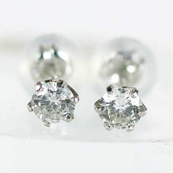 ダイヤモンド ピアス プラチナ Pt900 Pt 0.2ct ダイヤ 一粒 2石 天然ダイヤモンド レディース ジュエリー アクセサリー 金属アレルギー対応 両耳用 シンプル 華奢 上品 ギフト プレゼント ラッピング対応 贈り物