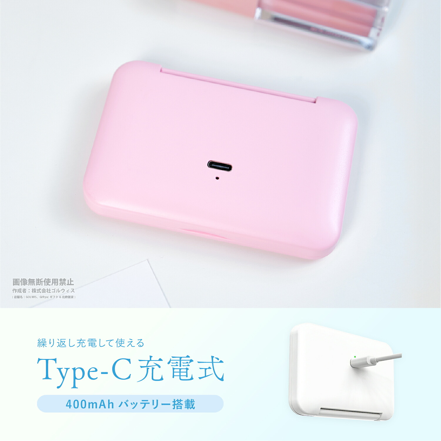コンパクトミラー かわいい 折りたたみ 女優ミラー 持ち運び 手鏡 おしゃれ LED 調光 調色 拡大鏡 軽量 卓上ミラー 化粧鏡 コードレス 充電式 usb 誕生日 プレゼント ギフト 贈り物 女性