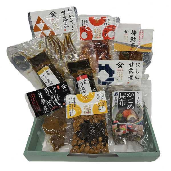 佃煮 詰め合わせ 函館 山久 たかはし 9種 セット 北海道産 直火炊き 伝統の味 ご飯のお供 おつまみ お取り寄せ ギフト 贈り物 手土産 惣菜 常温保存