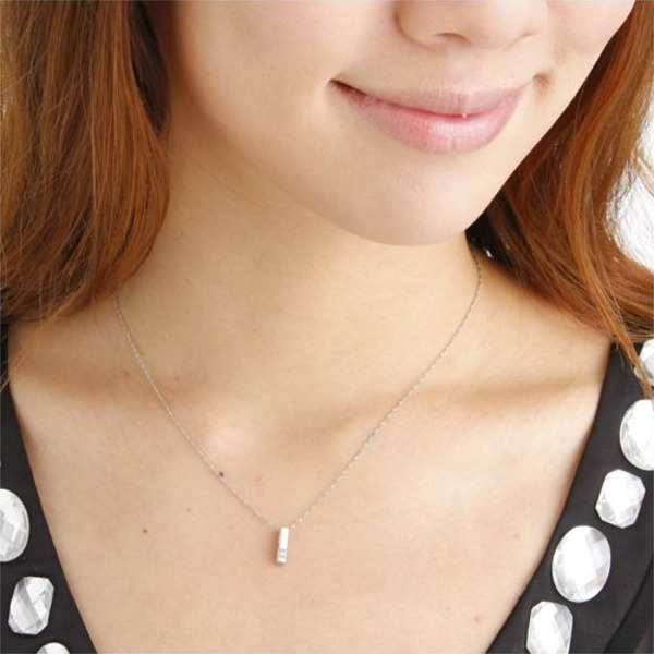 ダイヤモンド ネックレス 0.1ct 純プラチナ Pt999 リバーシブル ペンダント ダイヤ 8石 プラチナネックレス レディース ジュエリー アクセサリー ギフト プレゼント ラッピング 誕生日 記念日 妻 彼女 2WAY