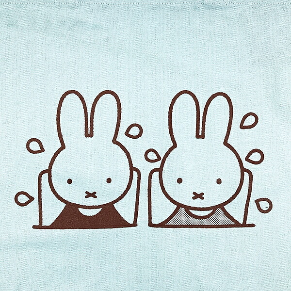 ミッフィー miffy トートバッグ ミズアソビ ライトブルー カラフルシリーズ