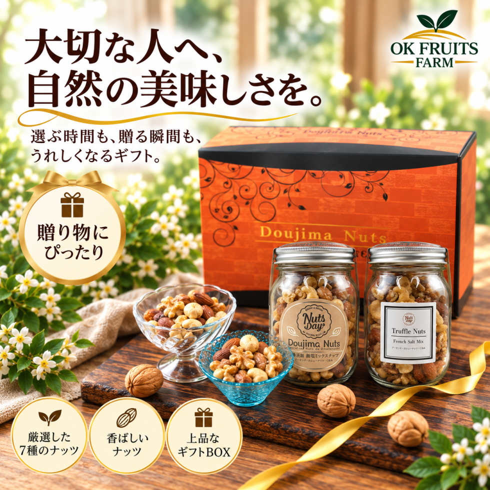 お歳暮 ギフト ナッツ お菓子 親 変わり種 おしゃれ 年配 送料無料
