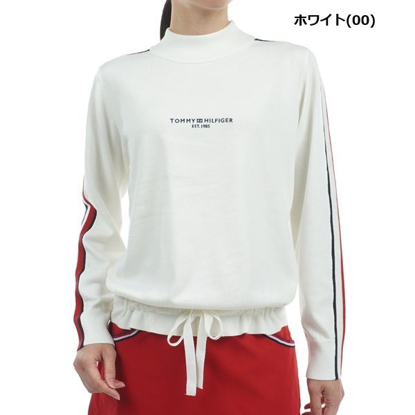 トミーヒルフィガー ゴルフ レディース トリコライン ハイネックセーター TOMMY HILFIGER GOLF THLA471 秋冬モデル お誕生日祝い お祝い 記念品 30代 40代 50代 60代 母の日 お母さん 還暦祝い 敬老の日 彼女 人気プレゼント プレゼント