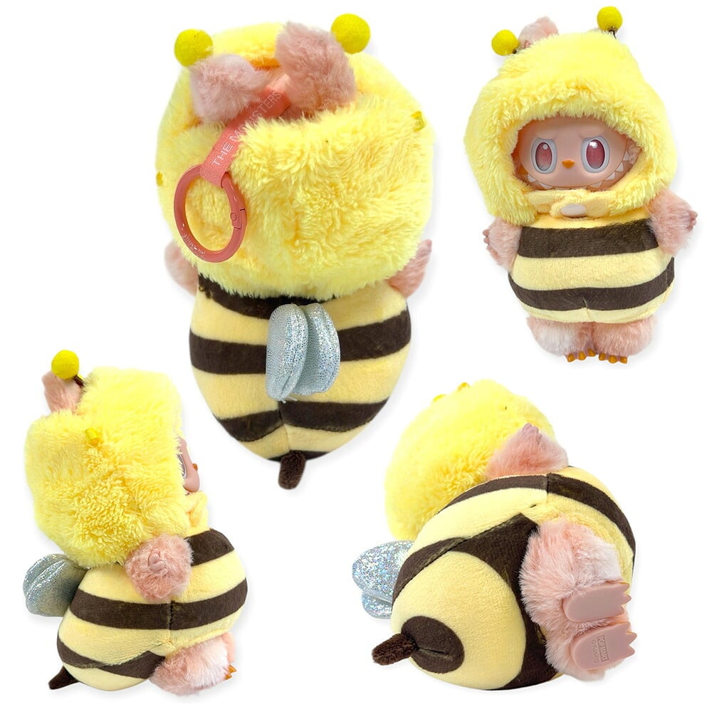 【ラッピング無料】LABUBU ラブブ 着せ替え コスチューム 着ぐるみ ケース エビフライ 蜂 恐竜 とうもろこし 牛乳 POPMART対応 ギフト ぬいぐるみ マスコット