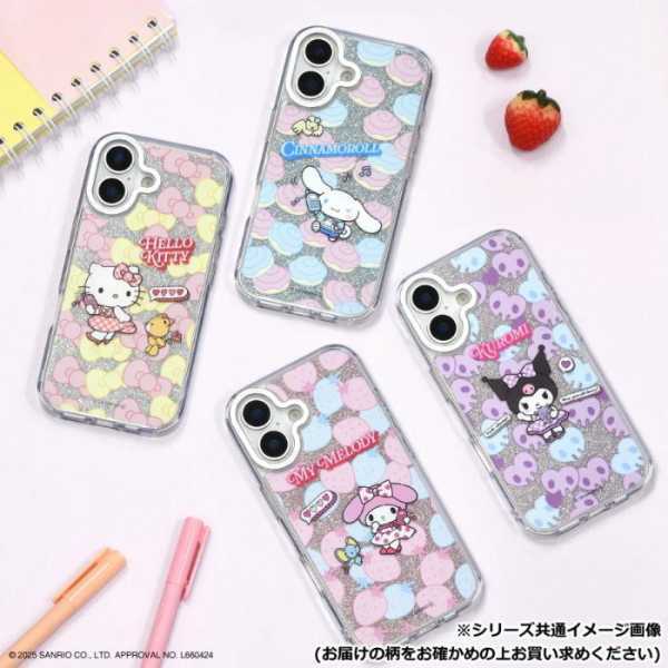 iPhone17 ケース シナモロール サンリオ キャラクター スマホケース TPU クリア 耐衝撃 背面保護 カメラフレーム インナーシート付き ストラップホール おしゃれ 可愛い サンリオ正規ライセンス品