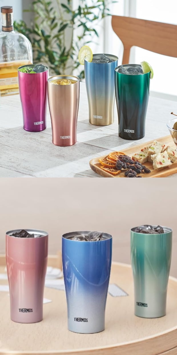【名入れ可能】名入れ グラス サーモス THERMOS 真空断熱ステンレスタンブラー 420ml【母の日 父の日 ギフト ビール 焼酎 酒 食器 卒業祝い 誕生日プレゼント 女性 男性 30代 40代 60代 還暦祝い 退職祝い 転勤 お礼 古希 喜寿 傘寿 米寿祝い 赤 紫 新築祝い 内祝い 贈り物 】JDE-421C