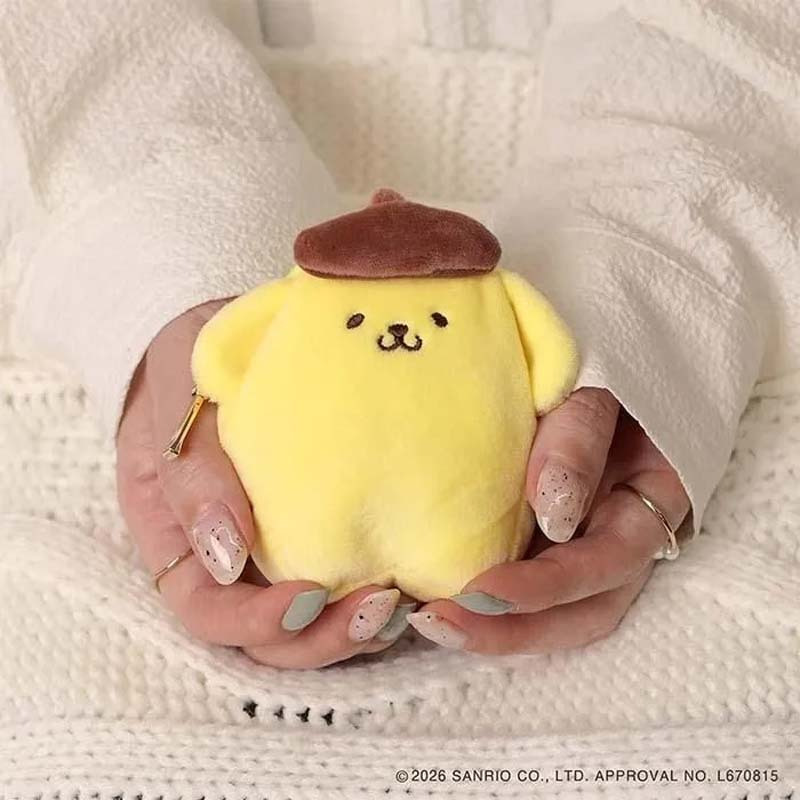 PUKUMARU チャームポーチ ぷくまる サンリオ ミニポーチ バッグチャーム 小物入れ キーホルダー マスコットポーチ シナモロール クロミ ハローキティ ポムポムプリン マイメロディ ポチャッコ ハンギョドン ウサハナ キャラクター かわいい 高校生 鍵