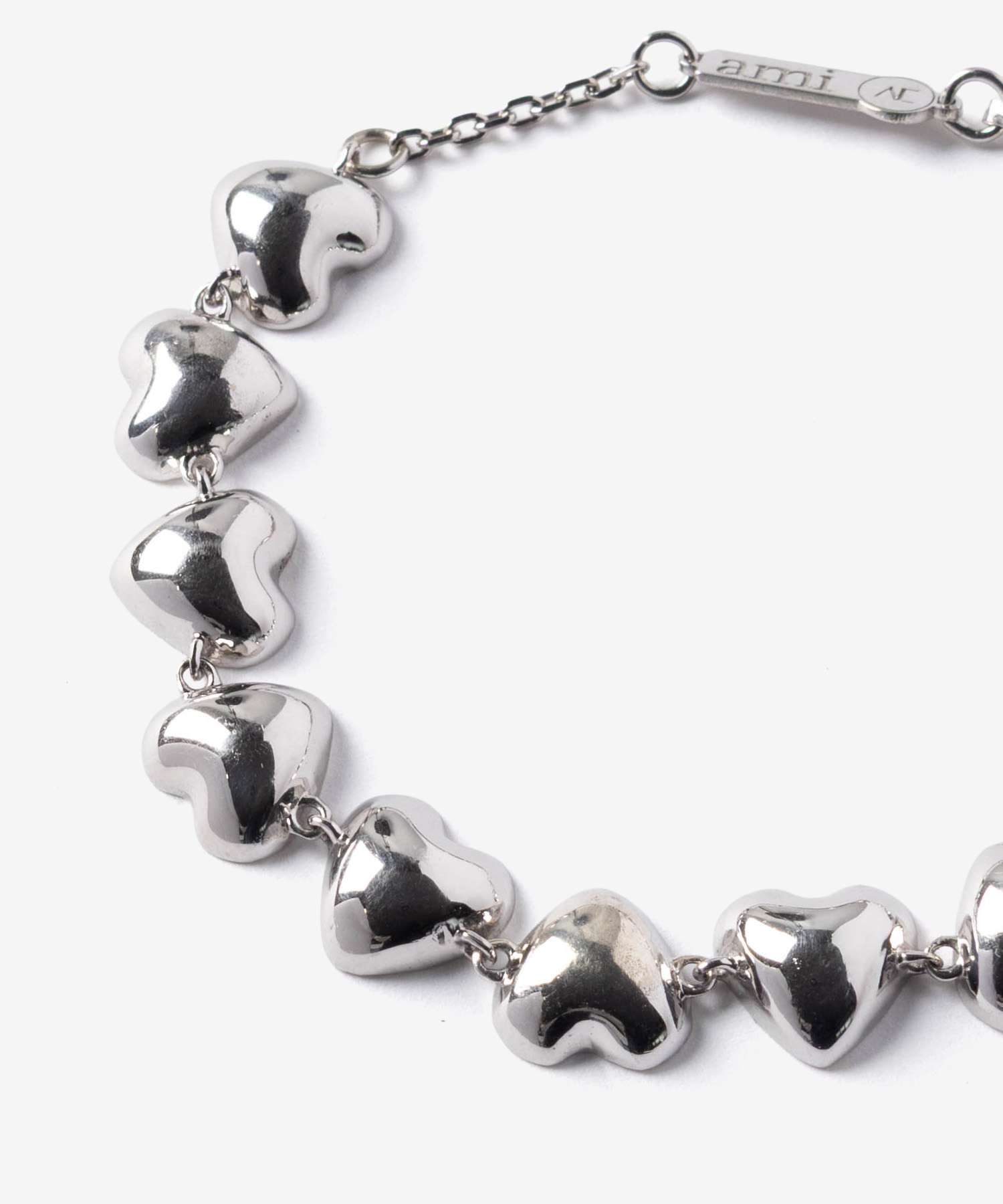 アミ パリス AMI PARIS METAL HEARTS BRACELET メタル ハート ブレスレット UJW983.362 レディース アクセサリー シルバー