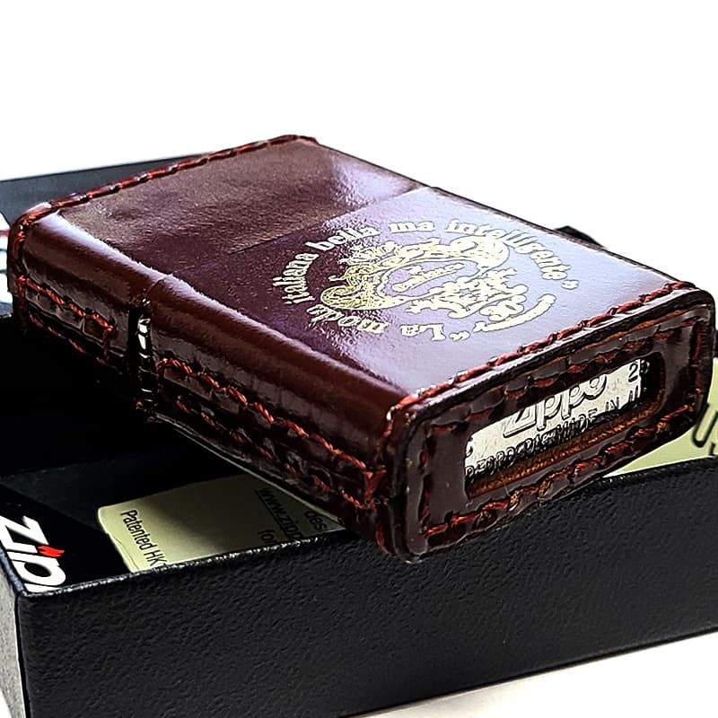 ZIPPO オロビアンコ 限定30個生産 本革巻き 30周年記念 ジッポ ライター 牛革 Orobinco ロゴ レザーブラウン ブランド 皮 おしゃれ イタリア ミラノ 茶 レア かっこいい メンズ ギフト プレゼント
