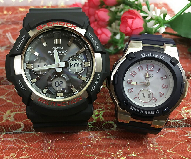 ペアウオッチ gショック恋人達のGショック ペアウォッチ G-SHOCK BABY-G ペア腕時計 カシオ 2本セット電波ソーラー  デジタル アナデジ GAW-100-1AJF BGA-1100-2BJF 人気 人気  婚約　夫婦 高級　クリスマス プレゼント おすすめ