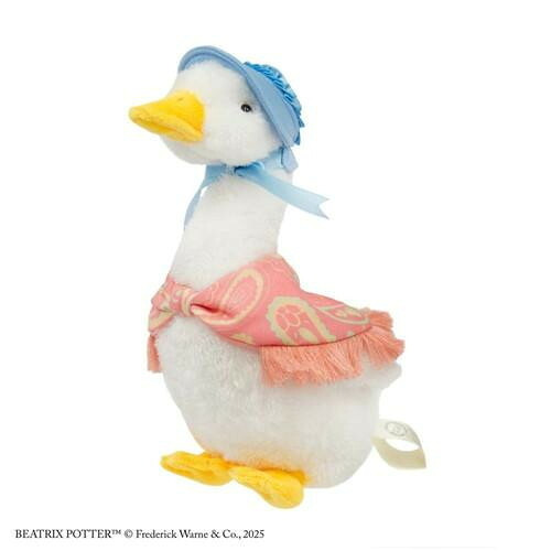 ピーターラビット ぬいぐるみ あひるのジマイマ 吉徳 ナチュラルシリーズ 人形 キャラクター グッズ 子供 キッズ ベビー ギフト プレゼント 誕生日 出産祝い インテリア 雑貨