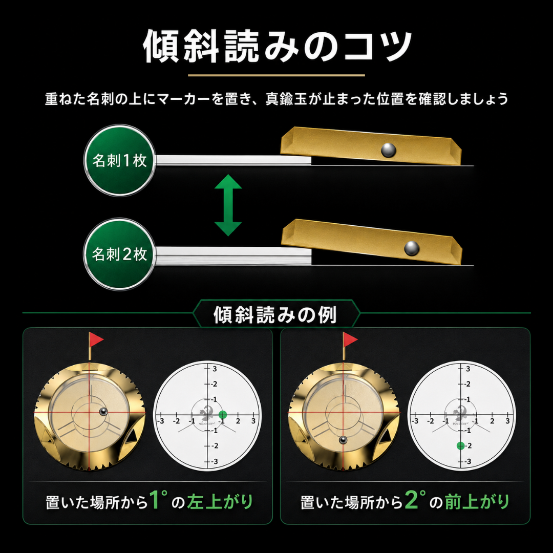 【名入れ】ゴルフマーカー 水平器付き 傾斜計 ライン読み パター練習 ギフト 記念品 退職祝 還暦祝 コンペ景品 