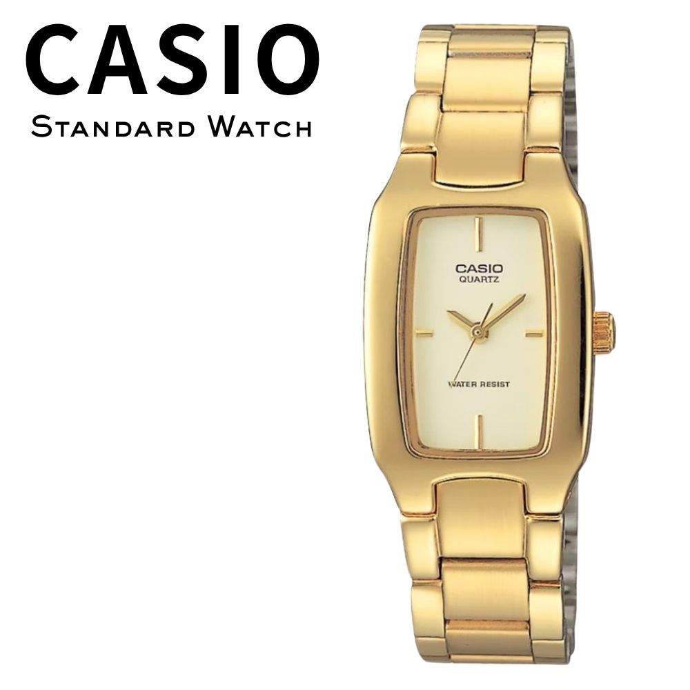 箱なし カシオ 腕時計 レディース アイボリー ゴールド アナログ スクエア 小さめ メタル シンプル 上品 クラシック CASIO 海外モデル 逆輸入 女性 プレゼント ギフト 成人 卒業 入学