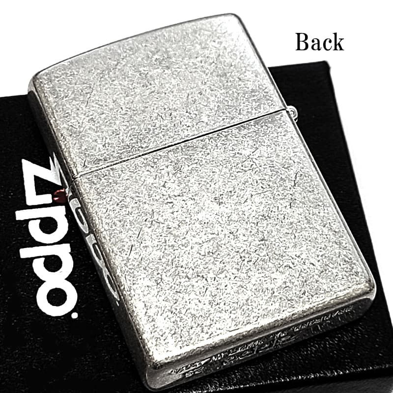 ZIPPO 和柄 波龍 ジッポ ライター アンティークシルバー バレル仕上げ かっこいい ドラゴン 和風 竜 お守り 銀 おしゃれ 渋い メンズ ギフト プレゼント