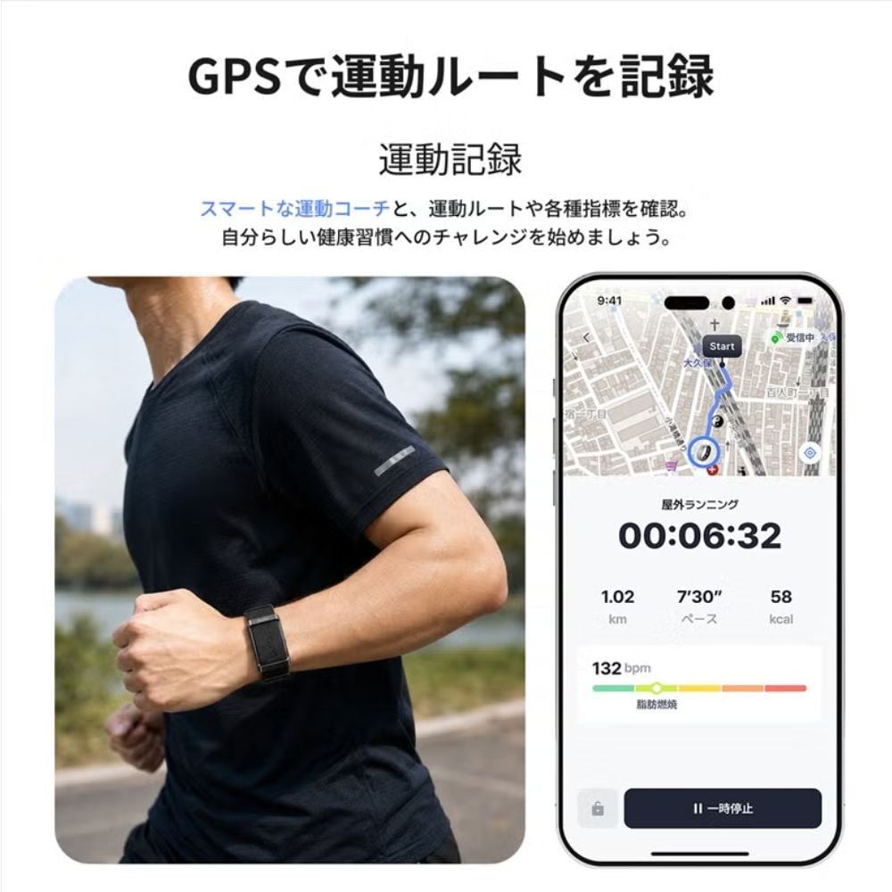 正規品 健康グッズ ペア 2本セット プレゼント スマートバンド 画面なし メンズ レディース 男女兼用 歩数計 散歩 ウォーキング 睡眠記録 AI健康管理 夫婦 カップル 両親 おじいちゃん おばあちゃん 誕生日 結婚記念日 敬老の日 b.race ブレス 成人 卒業 入学