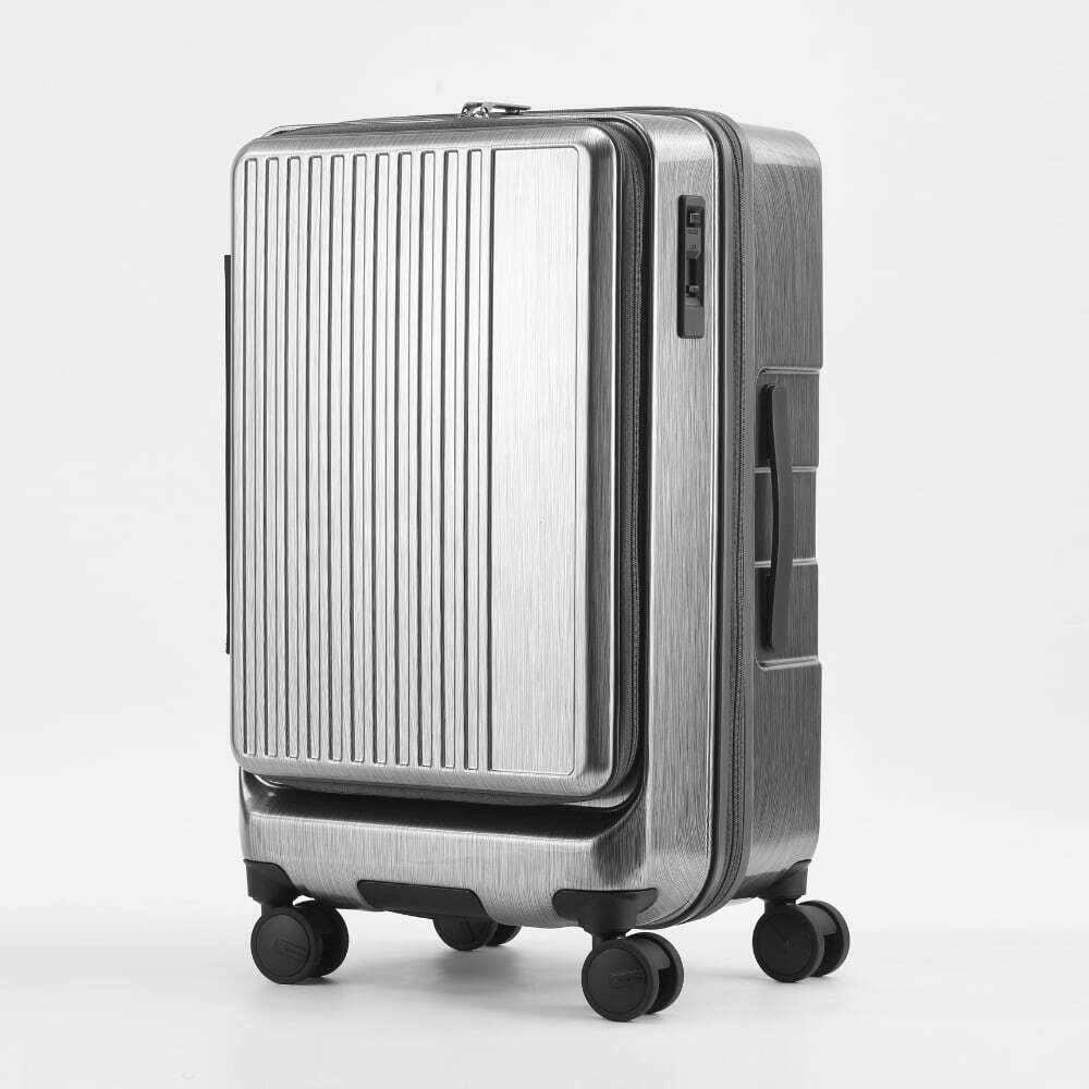 トランク型・縦長スーツケース｜拡張＆ストッパー付き／無料預け入れ　Mサイズ Grand+ グランプラス