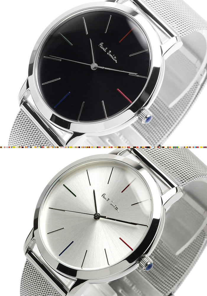ポールスミス Paul Smith 腕時計 メンズ メタルメッシュベルト MA 41mm クラシック ブランド 人気 ウォッチ ギフト プレゼント P10054 P10055 P10058 P10092