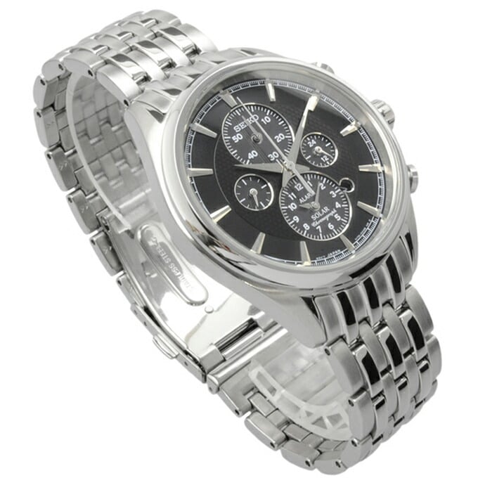 SEIKO 腕時計 セイコー 時計 ウォッチ ソーラー アラーム クロノグラフ メンズ SSC211P1 [並行輸入品]