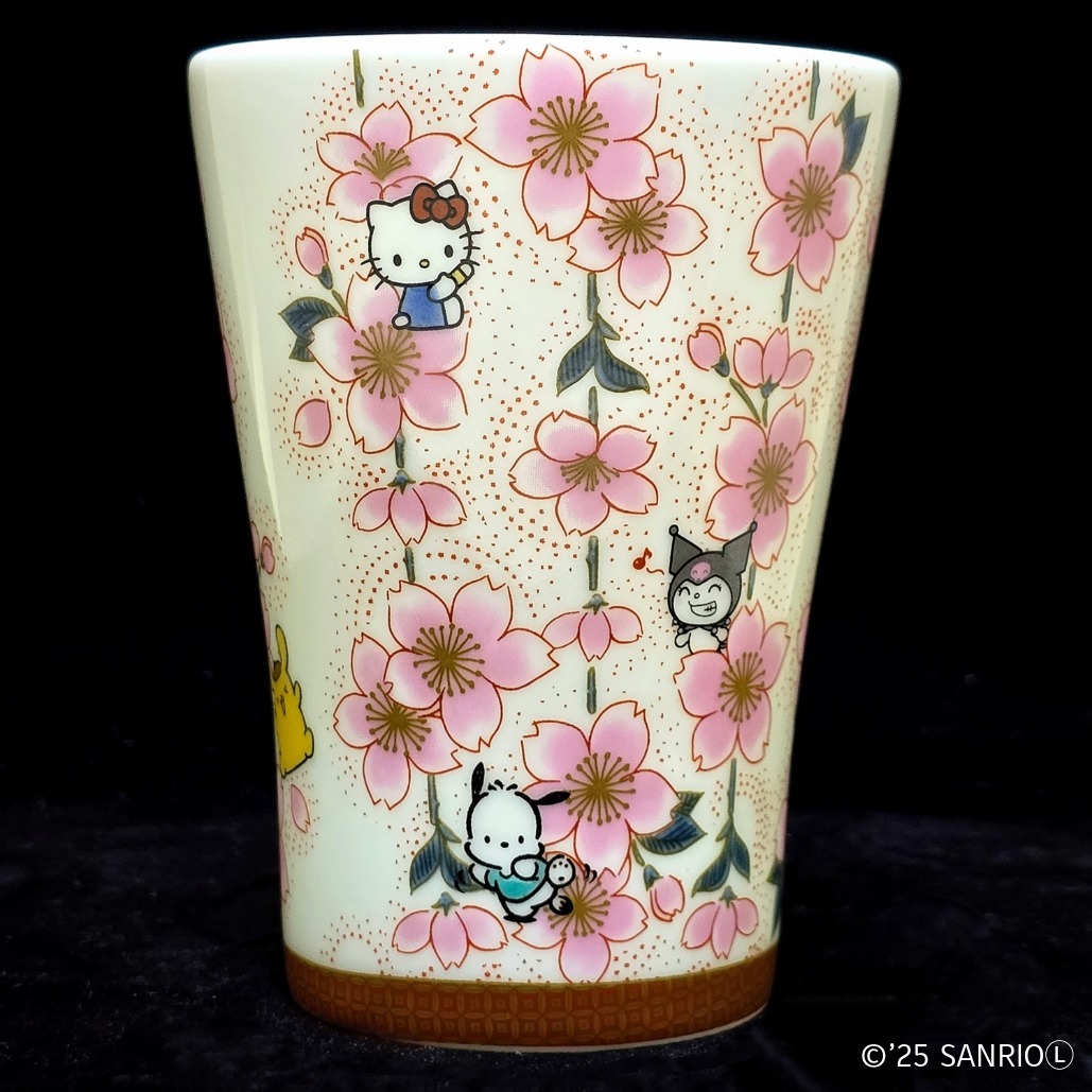 【ギフト プレゼント】サンリオ 九谷焼 タンブラー 麗和コラボ 3種 コップ カップ 大人可愛い 和風 贈り物 九谷結窯