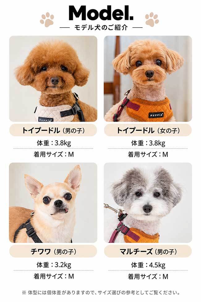 PUPPIA パピア ハーネス アービン 快適ハーネス Cタイプ 秋冬 防寒 プレゼント ギフト 贈り物 誕生日 小型犬 犬用 犬服 トイプードル チワワ S M 散歩用 胴輪 快適設計 柔らかい 着せやすい バックル式 暖かい おしゃれ