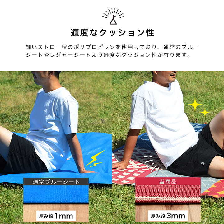 ラグ カーペット パッチワーク調 洗える アウトドア 収納袋付き 国産 日本製 丈夫 約174×174cm 江戸間2畳