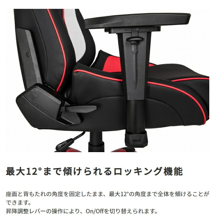 オフィスチェア AKRacing エーケーレーシング Pro-X V2 ゲーミング 4Dアジャスタブルアームレスト ランバーサポート オフィス V2シリーズ プロ エックス 椅子 akレーシング ゲーム pc 幅広の背もたれと深い座面は ウレタン イス