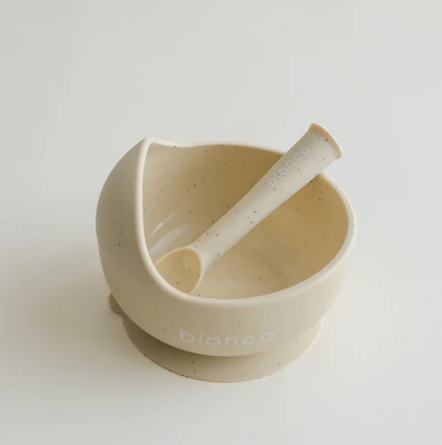 blanco ブランコ gift bowl set  吸盤付きベビー食器 お食事エプロン セット 出産祝い