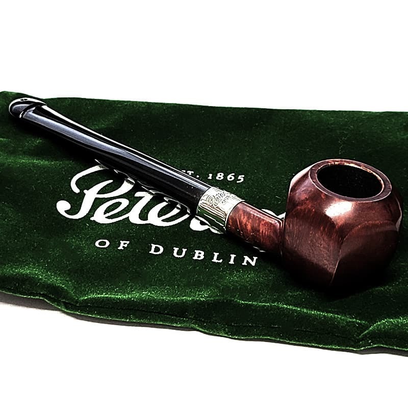 ピーターソン パイプ キルデア 3085 シルバーマウント Pリップ スターリングシルバー パイプ本体 Peterson ファセット 喫煙具 ブラウン アイルランド 高級 おしゃれ かっこいい タバコ メンズ ギフト プレゼント