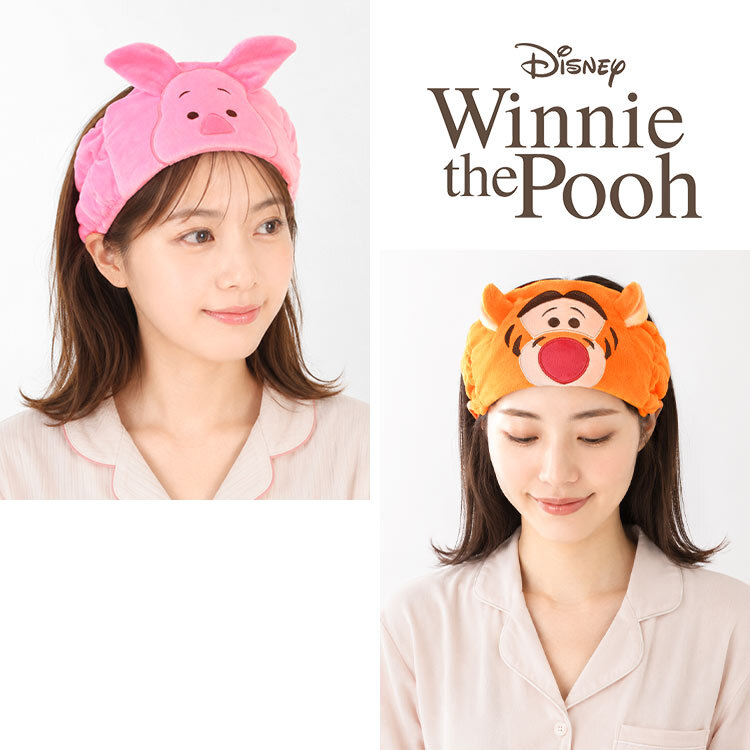 ヘアバンド くまのプーさん スティッチ ディズニー Disney キャラクター プーさん ピグレット ティガー エンジェル ヘアーバンド 洗顔 幅広 耳付き ヘアターバン ゴム 伸縮 かわいい 大人 子供 風呂上がり メイク お泊まり お揃い レディース 誕生日 プレゼント ギフト 雑貨