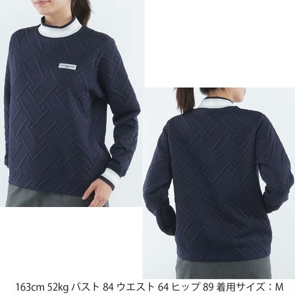 トミーヒルフィガー ゴルフ レディース キルトジャカード モックスウェット TOMMY HILFIGER GOLF THLA666 2026年秋冬モデル お誕生日祝い お祝い 記念品 30代 40代 50代 60代 母の日 お母さん 還暦祝い 敬老の日 彼女 人気プレゼント プレゼント