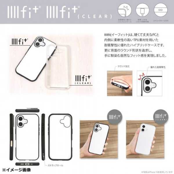 iPhone16 Pro Max ケース サンリオ IIIIfit Clear 耐衝撃 ハイブリッド スマホケース カバー ミックス キャラクター かわいい おしゃれ ストラップホール付き サンリオ正規ライセンス品
