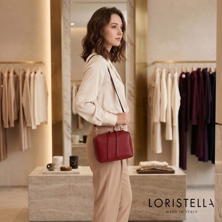 バッグ 本革 レディース ハンドバッグ 小さめ 軽量 きれいめ ミニバッグ ブランド LORISTELLA ロリステッラ イタリア 2way ショルダー 斜めがけ ポシェット レザー ショルダーバッグ 肩掛け レザー 牛革 ギフト プレゼント 卒業式 入学式 4FB (07000405r)