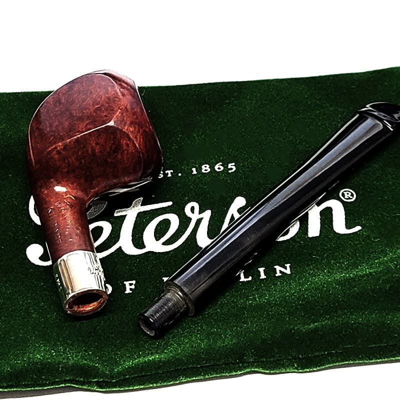 ピーターソン パイプ キルデア 3085 シルバーマウント Pリップ スターリングシルバー パイプ本体 Peterson ファセット 喫煙具 ブラウン アイルランド 高級 おしゃれ かっこいい タバコ メンズ ギフト プレゼント